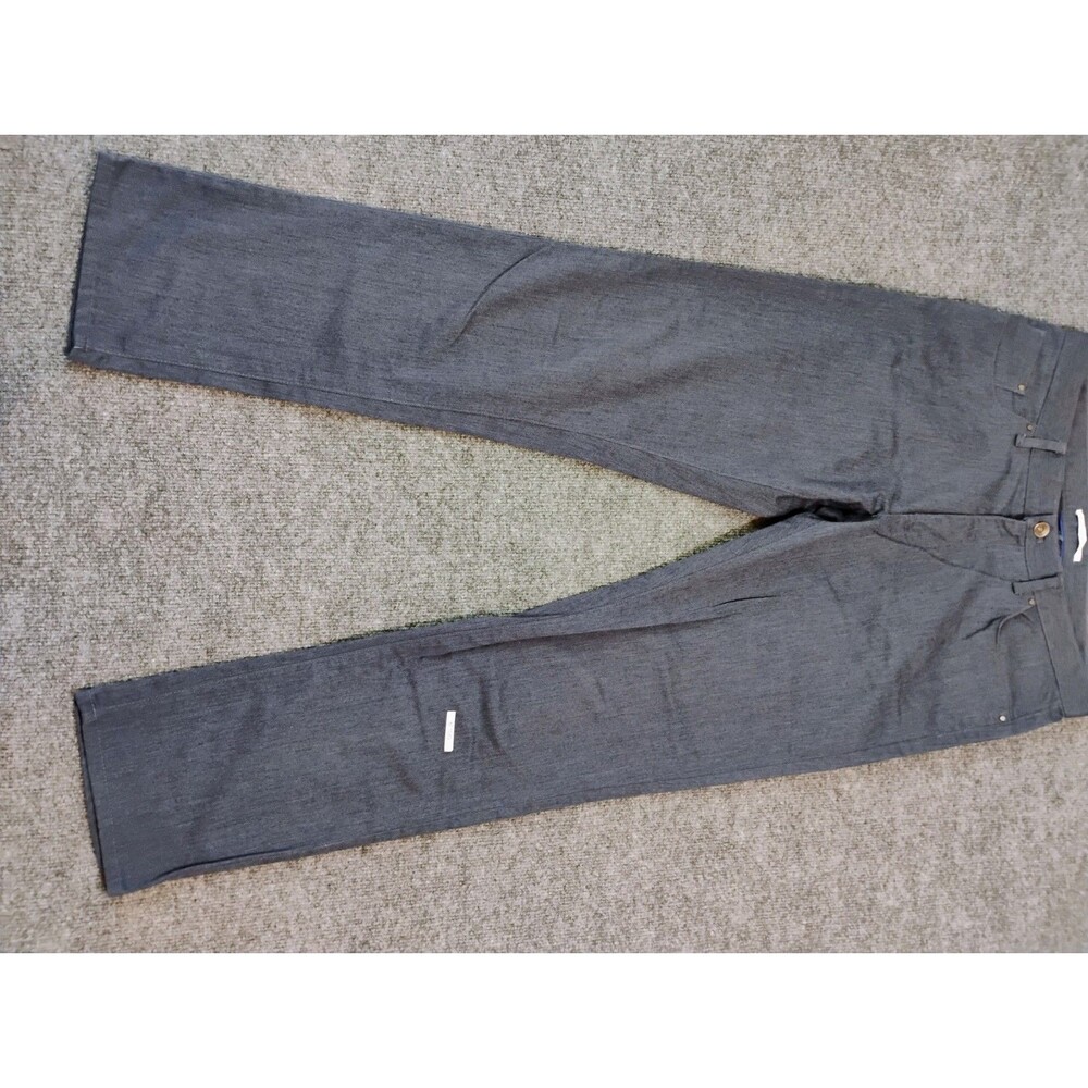 Calvin Klein Mens Gray Slim Straight Dress Pants 34x34 Flat Front Casual